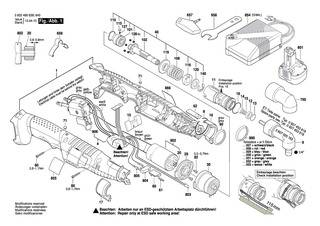 BOSCH Schraubendreher | Ersatzteile für ANGLE EXACT 40-280, ANGLE EXACT 30-380 - 3607950027