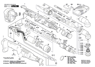 BOSCH Schraubendreher | Ersatzteile für ANGLE EXACT 40-280, ANGLE EXACT 30-380 - 3607950027