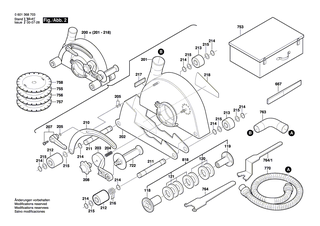 BOSCH Spaltwerkzeug | Ersatzteile für GNF 65 A, GNF 45 CA - 3607959005