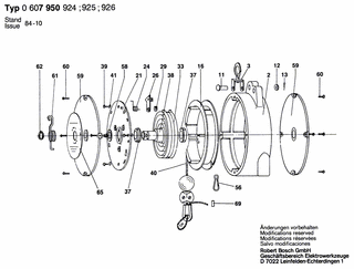 BOSCH Distanzbuchse | Ersatzteile f�r Federzug - 3609200347