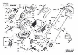 BOSCH Leiterplatte Bestückt | Ersatzteile für ROTAK 43 LI | F016104888