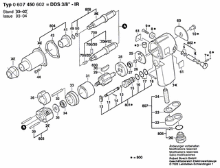 BOSCH Dichtung | Ersatzteile f�r DDS 3/8 - 3609201469