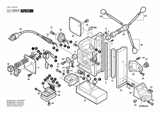 BOSCH Ein/Aus-Schalter | Ersatzteile f�r GMB 32 - 3609201527