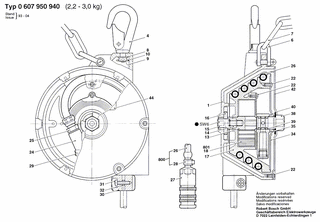 BOSCH Halbrundschraube | Ersatzteile f�r Federzug -...
