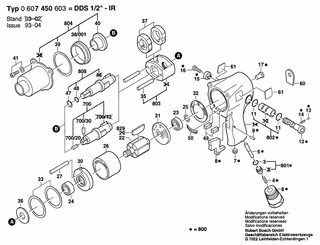 BOSCH Druckfeder | Ersatzteile f�r DDS 1/2 - 3609202109