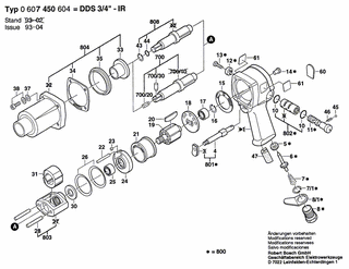 BOSCH Dichtung | Ersatzteile f�r DDS 3/4 - 3609202184