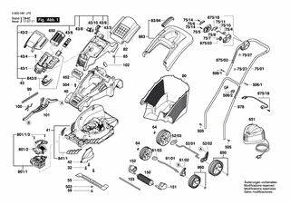 BOSCH Klemmstück | Ersatzteile für ROTAK 37 LI | F016L66447