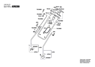 BOSCH Schraube M5x8 Csk Hd. | Ersatzteile f�r Rotak 400 ER | F016L36542