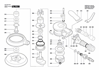 BOSCH Absaugrahmen | Ersatzteile f�r DEX 150-5, DEX...