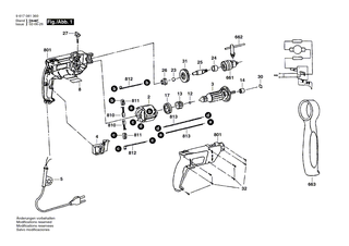 BOSCH B�rstenhalter | Ersatzteile f�r PSB 420 RE - 9618086695