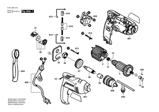 BOSCH B�rstenhalter | Ersatzteile f�r PSB 420 RE - 9618086695