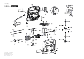 BOSCH B�rstenhalter | Ersatzteile f�r PSB 420 RE - 9618086695