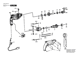 BOSCH B�rstenhalter | Ersatzteile f�r PSB 420 RE - 9618086695