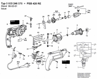 BOSCH Geh�useschale GRUEN | Ersatzteile f�r PSB 420 RE -...