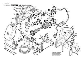 BOSCH Elektr Leitung | Ersatzteile f�r GDC 42 W - 9618089858