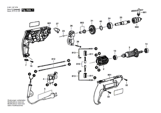 BOSCH Schaltstange | Ersatzteile f�r PSB 420 RE - F000600146