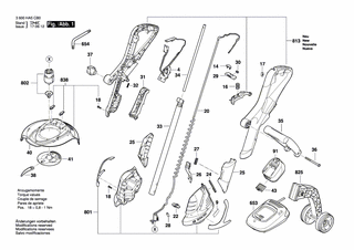 BOSCH Gleichstrommotor | Ersatzteile für ART 23-18 LI | 2609007345