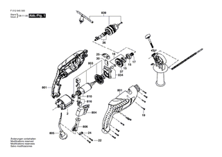 BOSCH T�lle | Ersatzteile f�r GSB 1300 - F000603043
