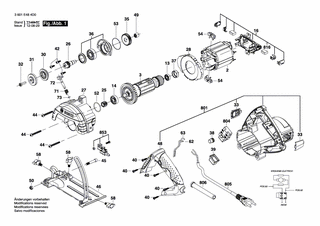 BOSCH Bürstenhalter | Ersatzteile für GDC 125 - F000603061