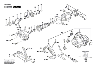 BOSCH Polschuh 220 V | Ersatzteile f�r GDC 125 - F000607063