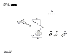 BOSCH Typschild | Ersatzteile f�r UniversalAquatak 1900 | F016F04976