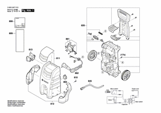 BOSCH Pumpenkopf | Ersatzteile für UniversalAquatak 1900 | F016F04444