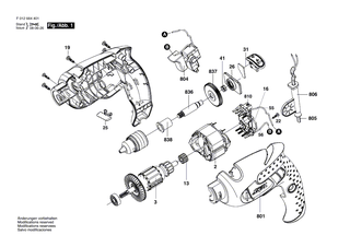 BOSCH Umschalter | Ersatzteile f�r 6003, 6004 - F000608027