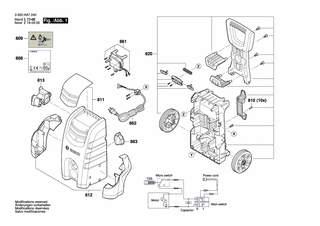 BOSCH Pumpenkopf | Ersatzteile für AQT 37-13 | F016F04444
