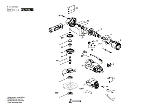 BOSCH Netzanschlussleitung BR 2,00m 2 x 1,00mm H05 VVF | Ersatzteile f�r GSB 13 RE, GDC 125 - F000609274