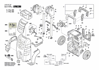 BOSCH Frontverkleidung | Ersatzteile fr AQT 42-13 | F016F04616