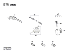 BOSCH Frontverkleidung | Ersatzteile für AQT 42-13 | F016F04616