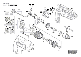 BOSCH Kohleb�rstensatz | Ersatzteile f�r 6003, 6004 - F000611030