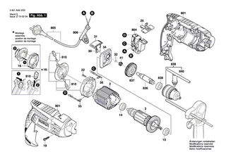 BOSCH Kohleb�rstensatz | Ersatzteile f�r 6003, 6004 - F000611030