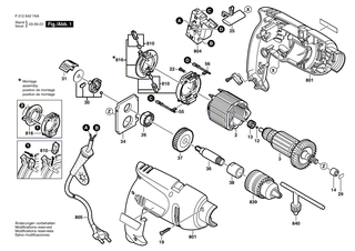 BOSCH Kohleb�rstensatz | Ersatzteile f�r 6003, 6004 - F000611030