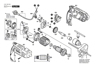 BOSCH Kohleb�rstensatz | Ersatzteile f�r 6003, 6004 - F000611030