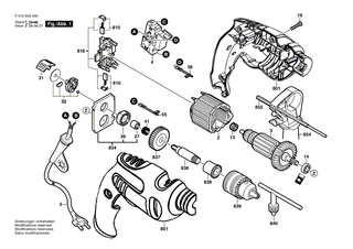 BOSCH Aufbausatz | Ersatzteile f�r 6003, 6004 - F000613018