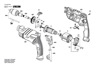 BOSCH Aufbausatz | Ersatzteile f�r 6003, 6004 - F000613018