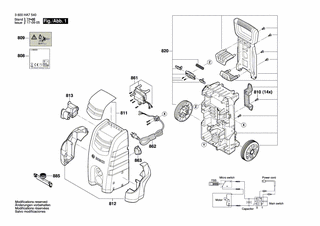 BOSCH Motordeckel | Ersatzteile fr AQT 40-13 | F016F04614