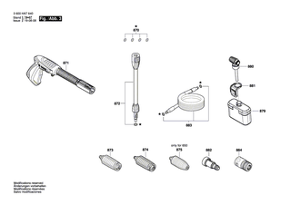BOSCH Netzanschlussleitung | Ersatzteile f�r AQT 33-11 | F016F04817
