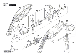 BOSCH Befestigungsschelle | Ersatzteile f�r GSB 1300 - F000616084
