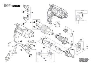 BOSCH Befestigungsschelle | Ersatzteile f�r GSB 1300 - F000616084