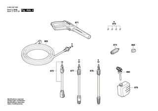 BOSCH Schalterbetaetiger | Ersatzteile für AdvancedAquatak 160 | F016F04805