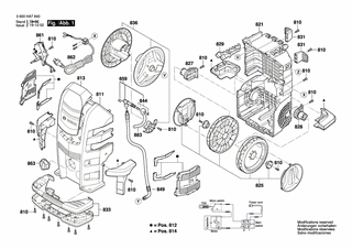 BOSCH Abdeckung | Ersatzteile für AdvancedAquatak 160 | F016L73833