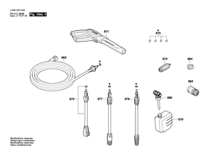 BOSCH Abdeckung | Ersatzteile für AdvancedAquatak 160 | F016L73833