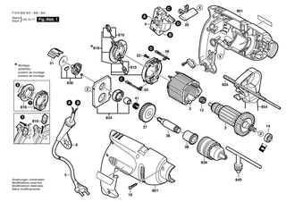 BOSCH Bohrspindel | Ersatzteile f�r 6003, 6004 - F000619018