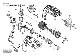 BOSCH Bohrspindel | Ersatzteile f�r 6003, 6004 - F000619018