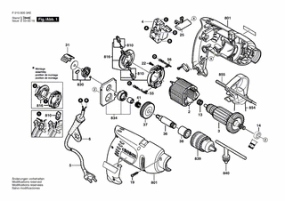 BOSCH Handgriff | Ersatzteile f�r 6003, 6004 - F000633014
