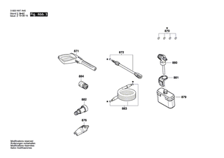 BOSCH Frontverkleidung | Ersatzteile für UniversalAquatak 125 | F016F04452