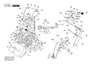 BOSCH Haltearm | Ersatzteile f�r ROYALE 30 - F016101644
