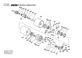 BOSCH Lagerhalter | Ersatzteile f�r BALMORAL 17S, BALMORAL 17SE - F016102093